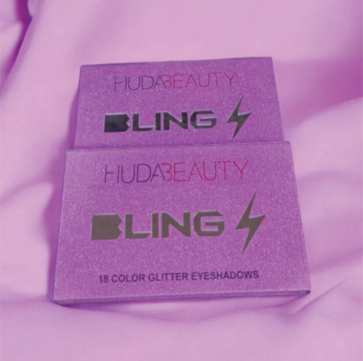 HUDA BEAUTY BLING 18 COLOR EYESHADOW PALLETE